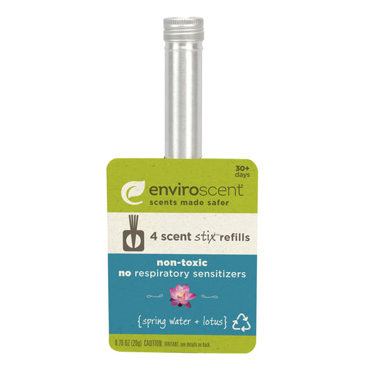 Enviroscent Home Scent Stix - Spring Water + Lotus Refill Pack