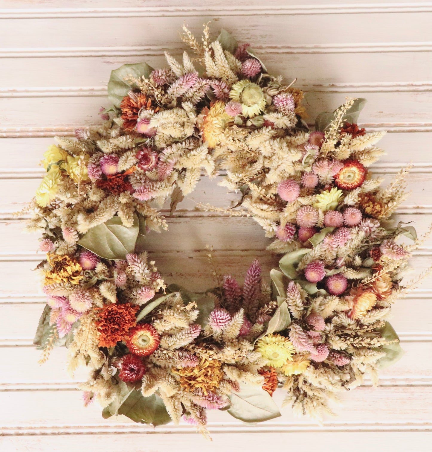 Dried Grapevine Wreath - Summer Inspired - Small