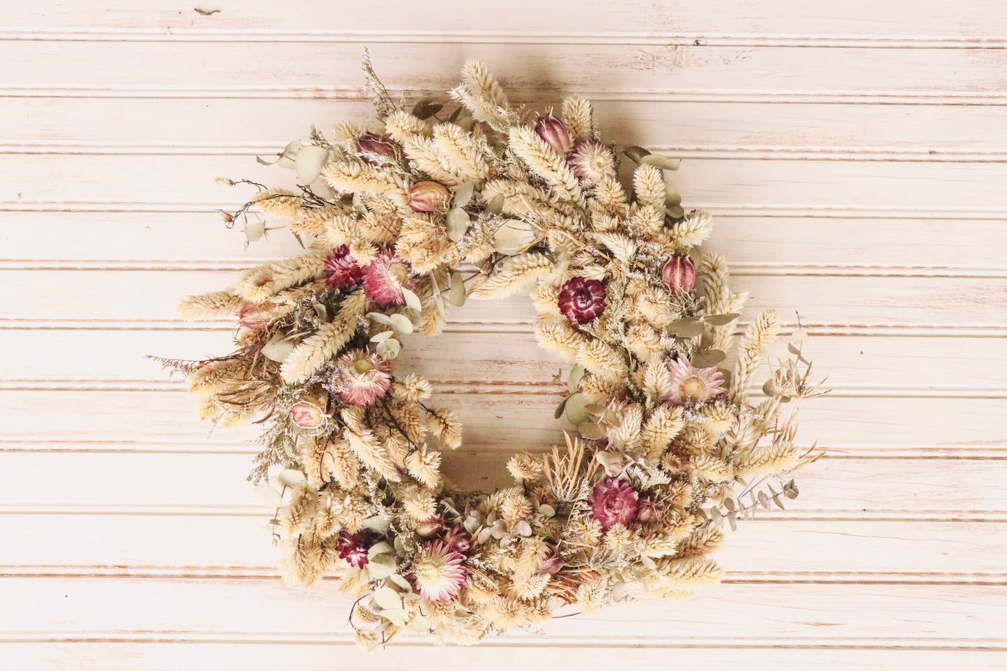 Dried Grapevine Wreath - Spring Inspired - Small