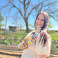 Mid-Arm Floral Gardening Gloves